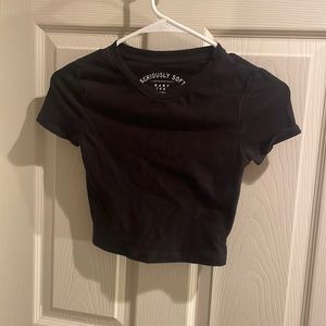 Black Aeropostale Baby Tee